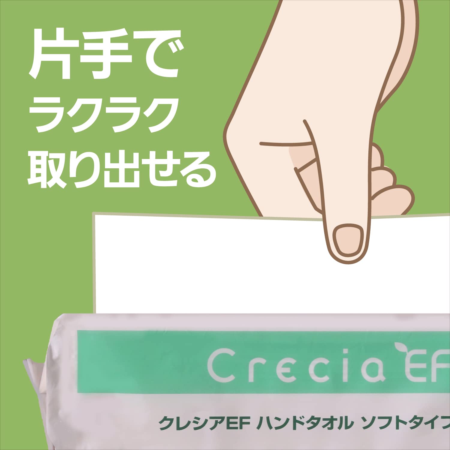Amazon.co.jp: 日本製紙 ハンドタオル ソフトタイプ100 37018(100マイ